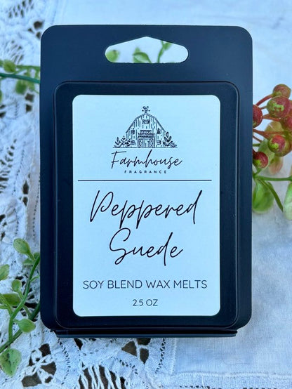 Peppered Suede Wax Melts